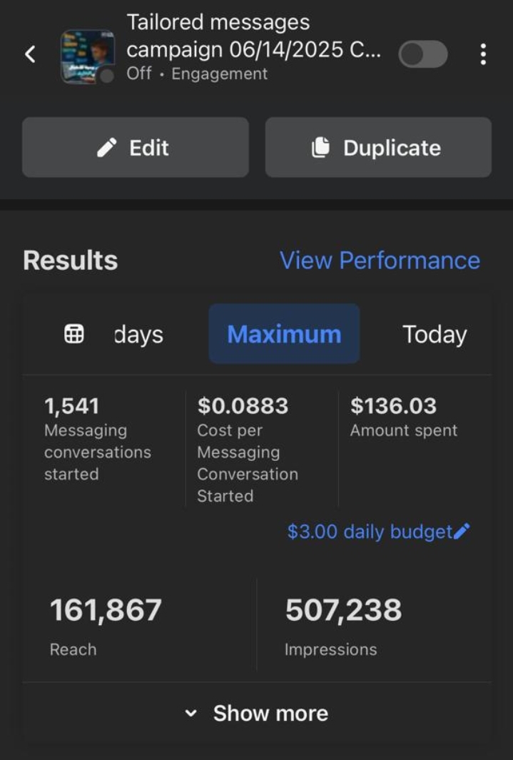 Meta Ads Dashboard